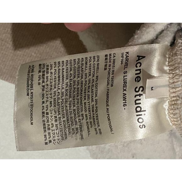 Acne Studios 2016 Karvel Lurex Graphic Pullover Sweatshirt - Picture 5 of 5